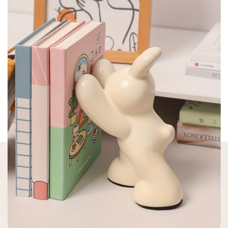 1pc Non-Slip Cream Wind Rabbit Bookcase For Home Decor Porch Cabinet - Heavy Books Divider Decorative Holder - School Supplies
1pc Non-Slip Cream Wind Rabbit Bookcase For Home Decor Porch Cabinet - Heavy Books Divider Decorative Holder - School Supplies