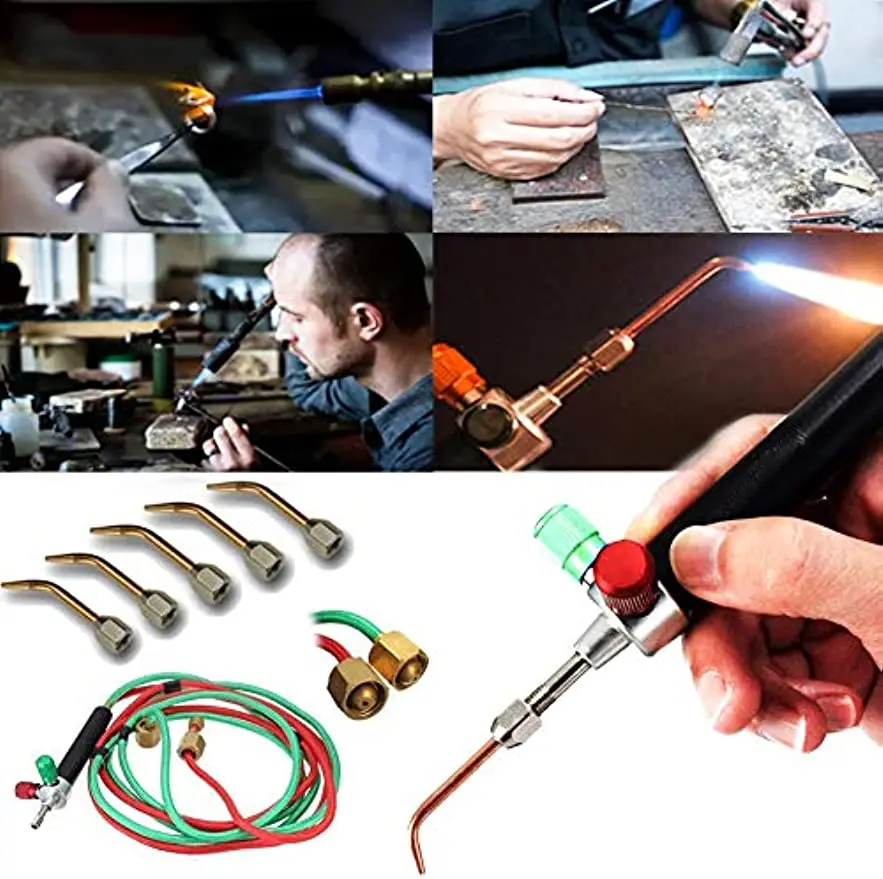 Jeweler Liquefied Gas Micro Little Torch Welding Soldering Kit+5 Tips 14mm Joint
Jeweler Liquefied Gas Micro Little Torch Welding Soldering Kit+5 Tips 14mm Joint