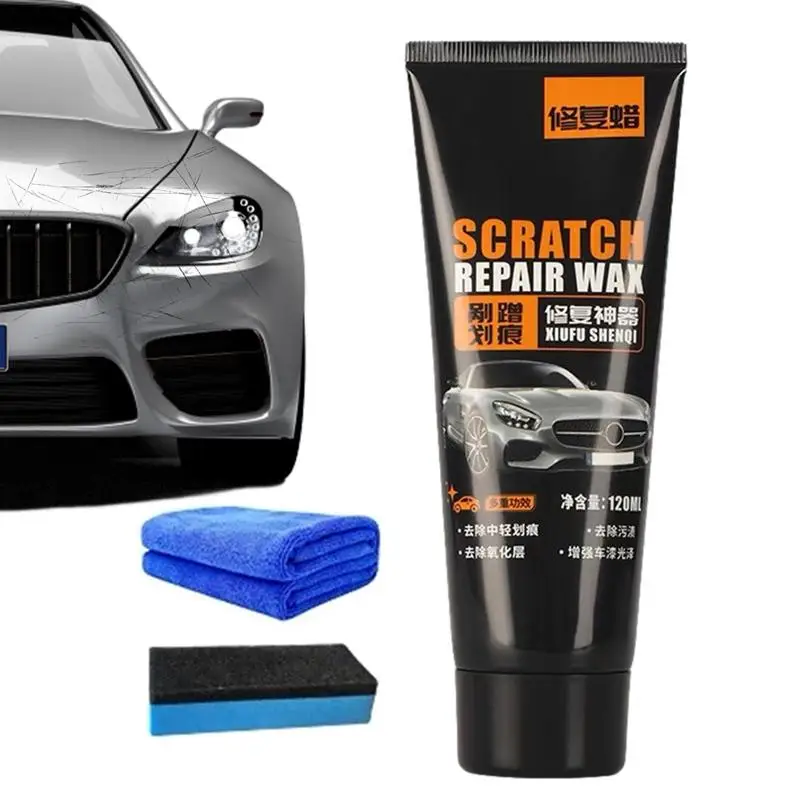 

120ml Car Wax Scratch Remover Multifunctional Auto Body Paint Restorer Paste Durable Paint Repairing Agent For Car Maintenance