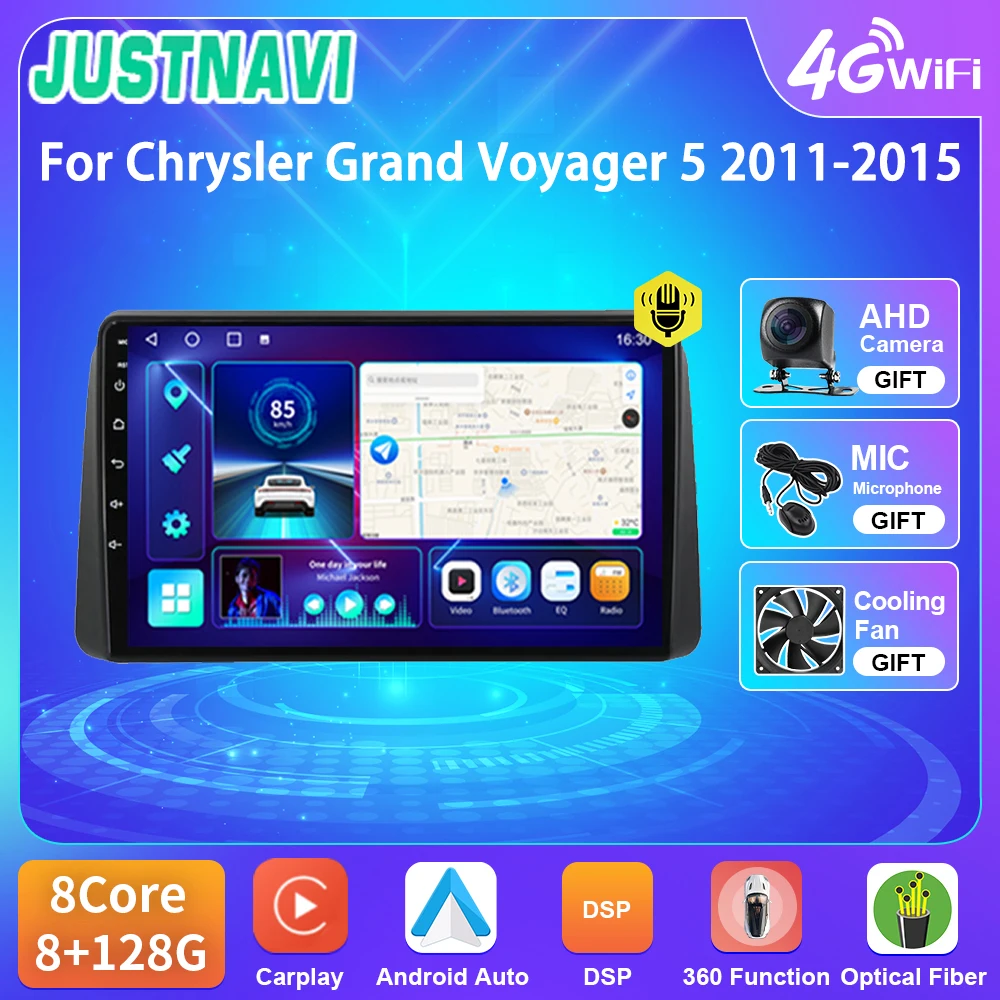 JUSTNAVI For Chrysler Grand Voyager 5 2011 - 2015 Car Radio Android 10 GPS Navigation Carplay Android Auto Player Android 10
JUSTNAVI For Chrysler Grand Voyager 5 2011 - 2015 Car Radio Android 10 GPS Navigation Carplay Android Auto Player Android 10