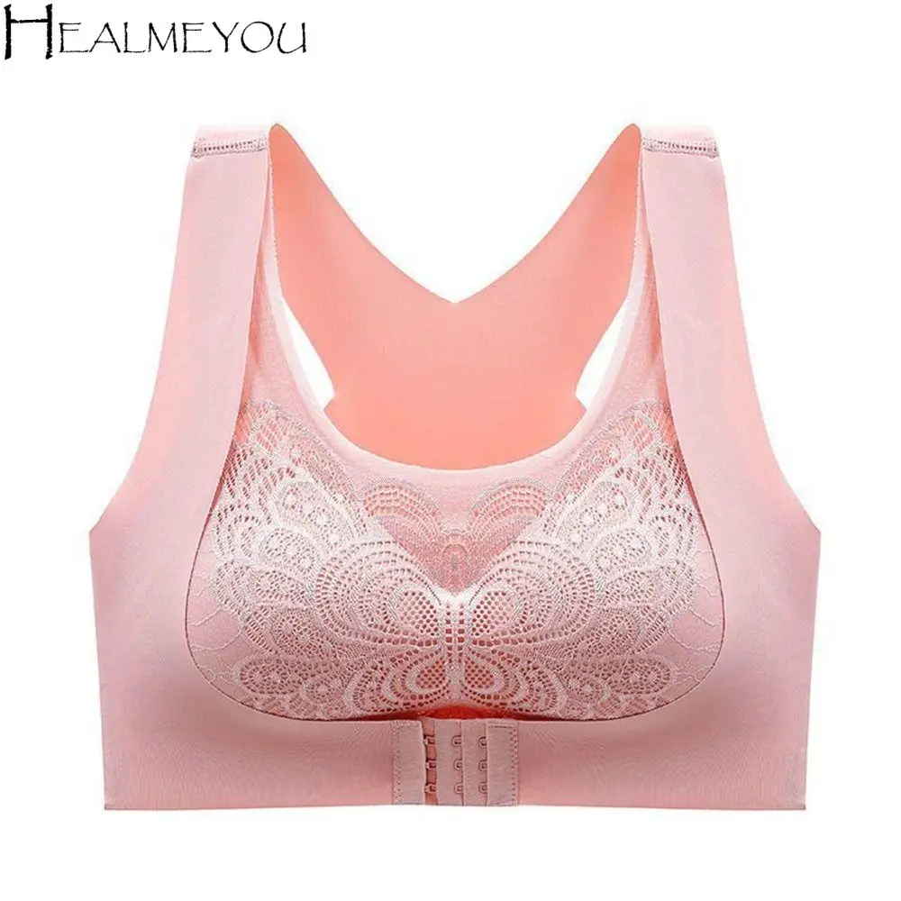 

Camisoles Sling Top Cross Beauty Back No Steel Ring Breast Pad Seamless Push Up Bra Gathered Bra Front Closure Bra Tank Top