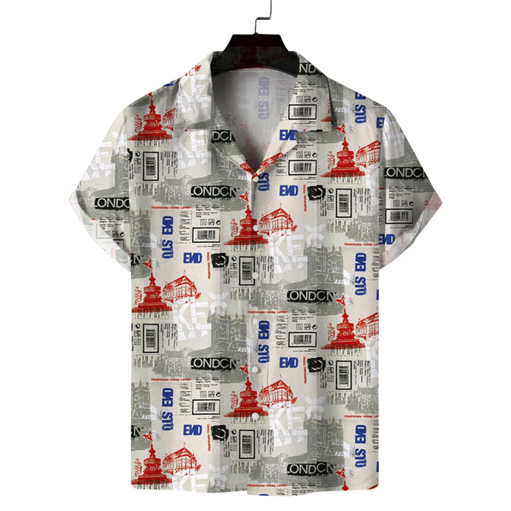 2023 New Hawaiian Shirt Men 3d Letter Printed Men's Shirt Beach Holiday Short Sleeve Tops Tee Shirt Men Clothing
2023 New Hawaiian Shirt Men 3d Letter Printed Men's Shirt Beach Holiday Short Sleeve Tops Tee Shirt Men Clothing