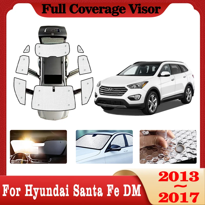 Car Full Coverage Sunshades For Hyundai Santa Fe DM 2013~2017 2014 2015 2016 Car Sun Windshield Curtain Side Windows Accessories
Car Full Coverage Sunshades For Hyundai Santa Fe DM 2013~2017 2014 2015 2016 Car Sun Windshield Curtain Side Windows Accessories