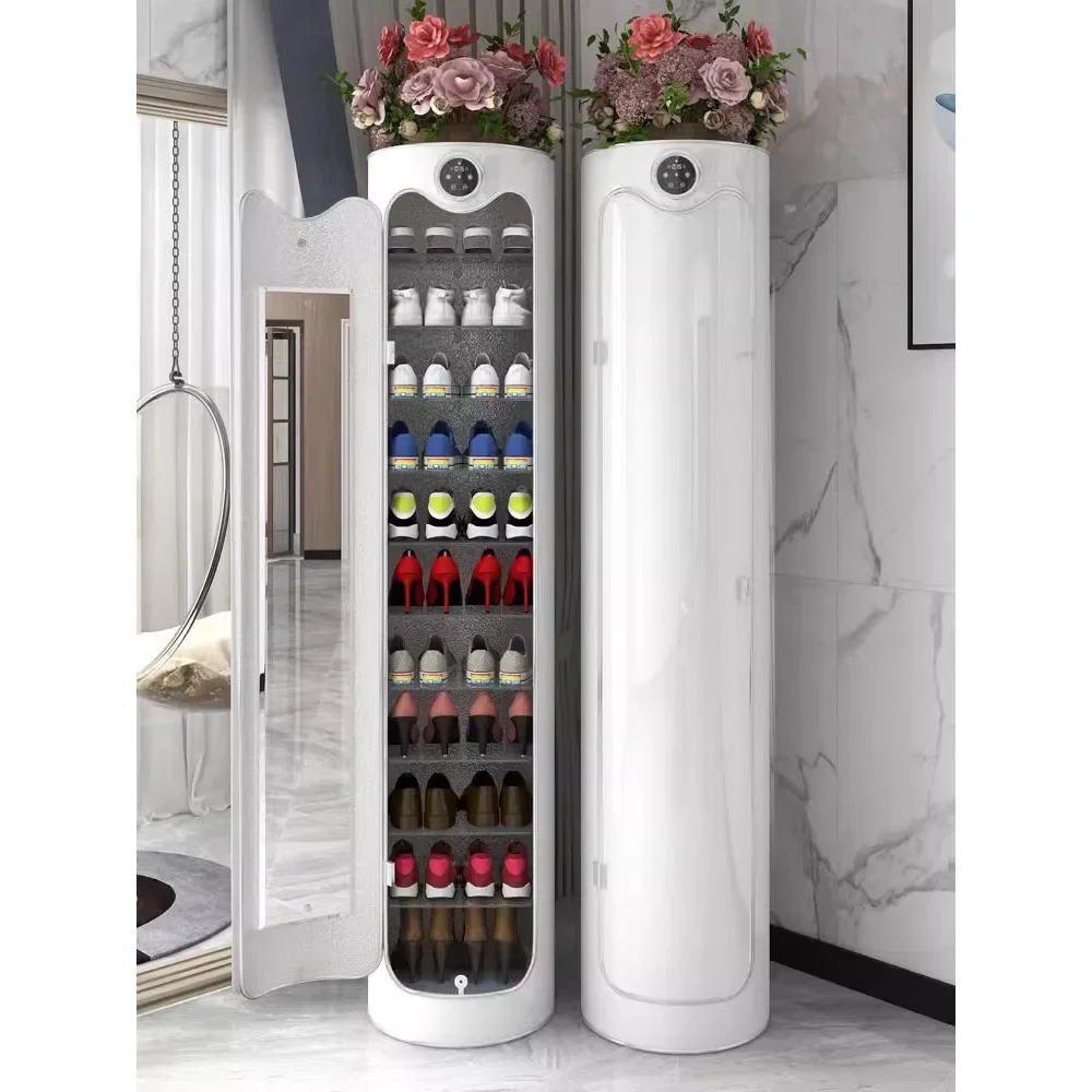 Intelligent sterilization and disinfection rotary shoe cabinet, shoe rack, circular cylindrical cabinet, doorstep household stor
Intelligent sterilization and disinfection rotary shoe cabinet, shoe rack, circular cylindrical cabinet, doorstep household stor