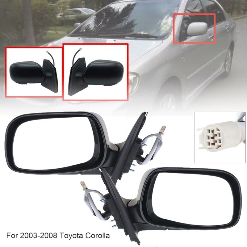 Non-Folding Car Door Wing Side Mirror Rearview Mirror For Toyota Corolla CE/LE S Sport XRS Sedan 4-Door 2003-2008
Non-Folding Car Door Wing Side Mirror Rearview Mirror For Toyota Corolla CE/LE S Sport XRS Sedan 4-Door 2003-2008