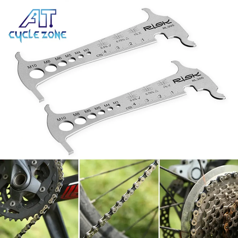 3 In 1 Bicycle Bike Chain Checker Wear Indicator Chain Hook Bolt Measurement for 8 9 10 11 Speeds Stainless Steel Bike Accessory
3 In 1 Bicycle Bike Chain Checker Wear Indicator Chain Hook Bolt Measurement for 8 9 10 11 Speeds Stainless Steel Bike Accessory