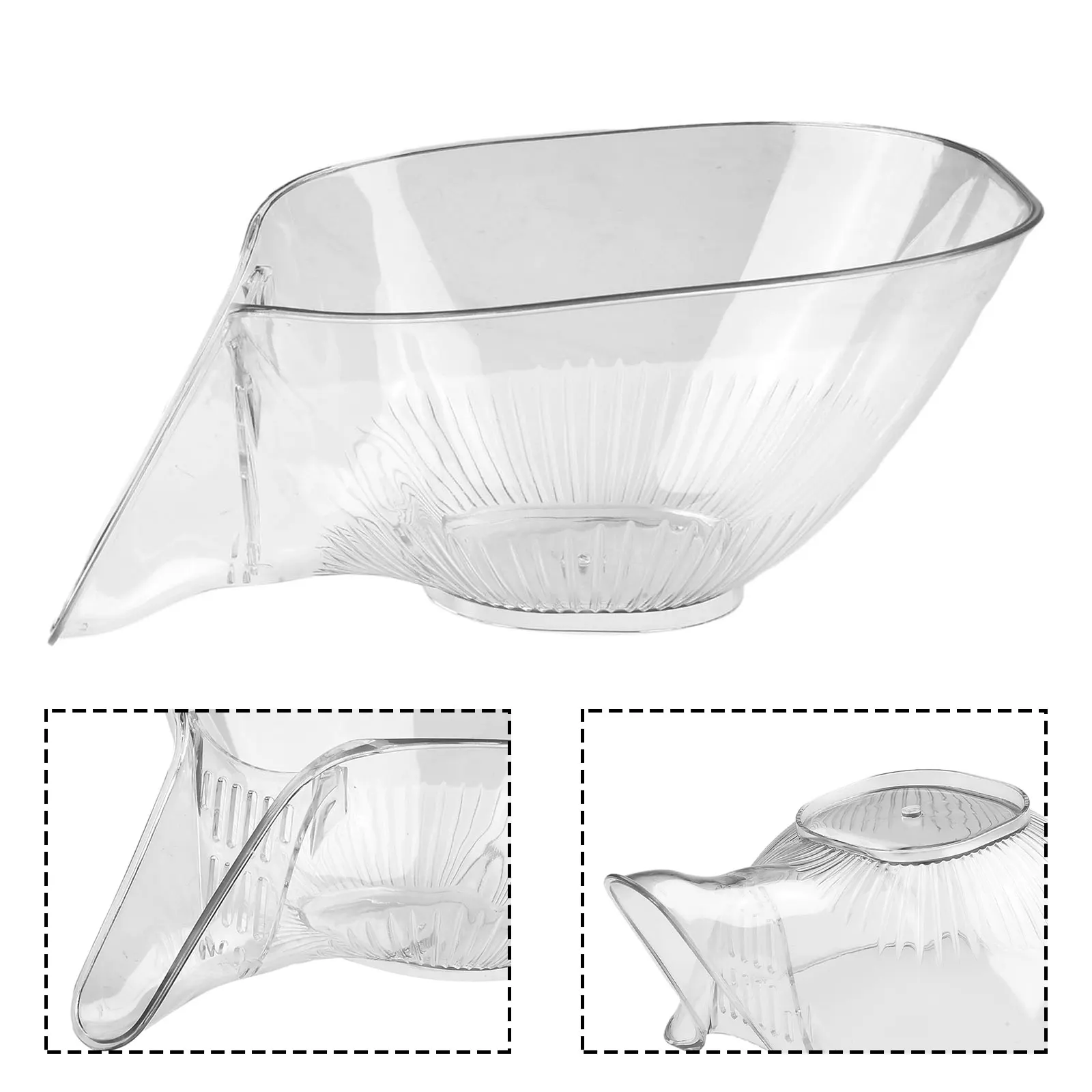 

Hollow Storage Basin Draining Bowl with Fine Drainage Holes Convenient Filter Suitable for Fruits Vegetables and Salads