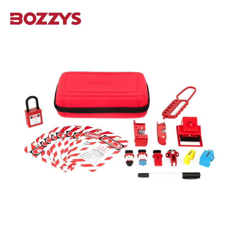 Electrical Breaker Lockout Kit,with iInsulating Padlock, Circuit Breaker Lockout, Nylon Insulating Hasp, Erasable Tagout and Pen
Electrical Breaker Lockout Kit,with iInsulating Padlock, Circuit Breaker Lockout, Nylon Insulating Hasp, Erasable Tagout and Pen