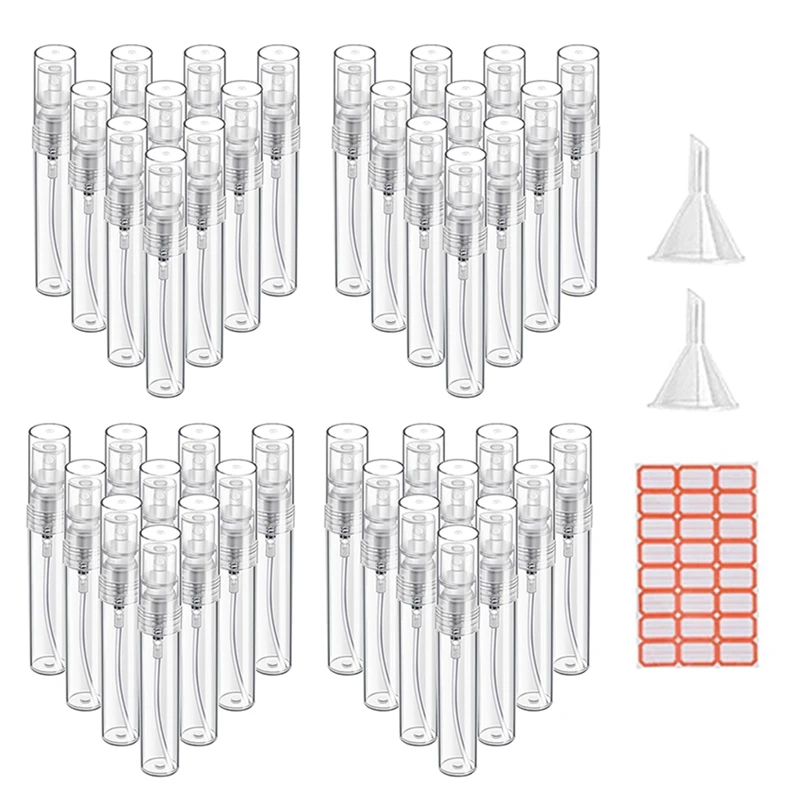 120Piece 5ML Spray Bottle Small Cosmetic Packing Atomizer Perfume Bottles For Travel
120Piece 5ML Spray Bottle Small Cosmetic Packing Atomizer Perfume Bottles For Travel