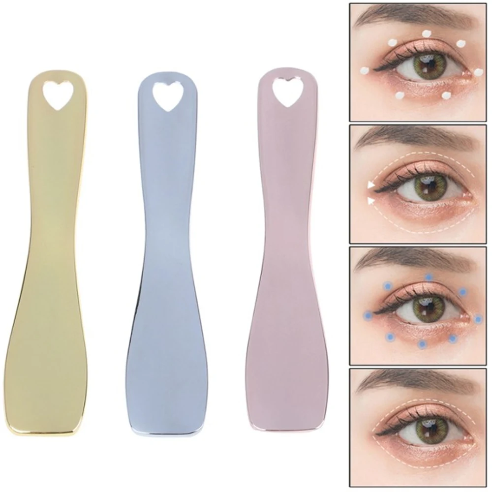 1Pc Metal Cosmetic Spatula Curved Scoop Gold Silver Makeup Mask Cream Spoon Eye Cream Stick Face Body Makeup Tools
1Pc Metal Cosmetic Spatula Curved Scoop Gold Silver Makeup Mask Cream Spoon Eye Cream Stick Face Body Makeup Tools