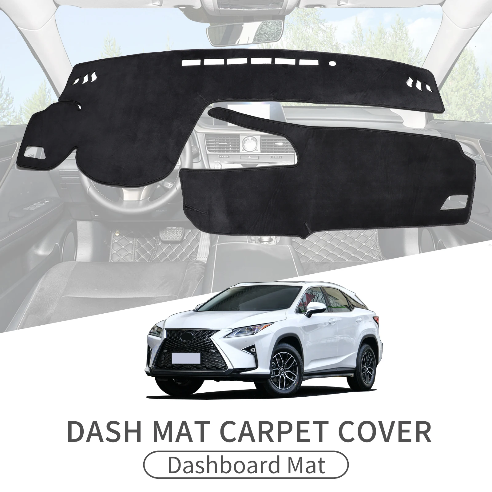 Smabee Anti-Slip Dashboard Pad Cover for Lexus RX 2016 - 2019 300 350 450 Car Dash Mat Dashmat Sunshade Carpet Accessories
Smabee Anti-Slip Dashboard Pad Cover for Lexus RX 2016 - 2019 300 350 450 Car Dash Mat Dashmat Sunshade Carpet Accessories