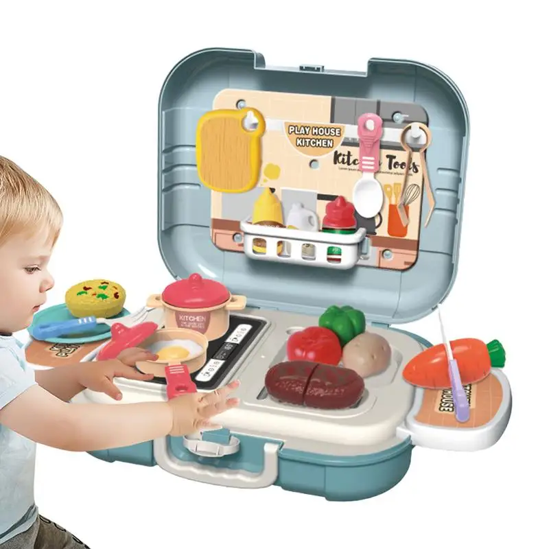 Mini Kitchen Set Mini Kitchen For Kids With Trolley Design 2-in-1 Simulate Cooking Set Rich Accessories For Indoor & Outdoor
Mini Kitchen Set Mini Kitchen For Kids With Trolley Design 2-in-1 Simulate Cooking Set Rich Accessories For Indoor & Outdoor