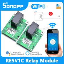 SONOFF Smart Wifi Switch 5V DC DIY Wireless Remote Switch Relay Module Smart Home Work With Alexa/Google Home/eWelink SONOFF Smart Wifi Switch 5V DC DIY Wireless Remote Switch Relay Module Smart Home Work With Alexa/Google Home/eWelink