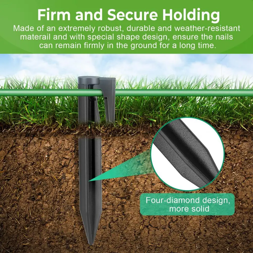 1 Set Ground Nail Biodegradable Reinforced Head ABS 20/50/100Pcs Lawnmower Cable Peg Anchored Nail For Yard
1 Set Ground Nail Biodegradable Reinforced Head ABS 20/50/100Pcs Lawnmower Cable Peg Anchored Nail For Yard
