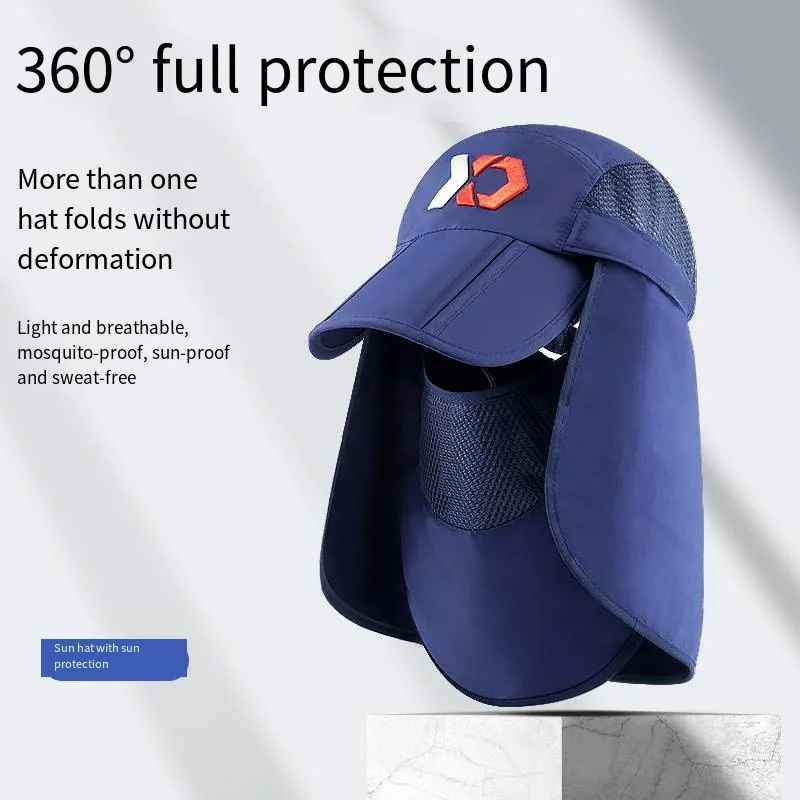 

Detachable Multi-functional Fishing Sunscreen Hat, Ultra-thin and Breathable Anti-mosquito Sunhat, Quick-drying Shawl Cap