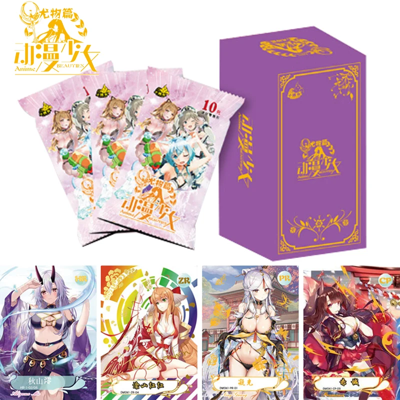 Goddess Story Collection Cards Booster Box Anime Girl A Feast of Beauties Explosive Flash Gilded Gold PR Card Children Toy Gifts
Goddess Story Collection Cards Booster Box Anime Girl A Feast of Beauties Explosive Flash Gilded Gold PR Card Children Toy Gifts