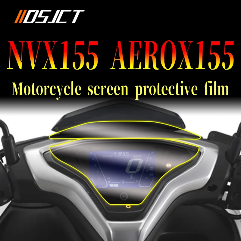 

For Yamaha NVX 155 NVX155 Aerox 155 Aerox155 2021 Motorcycle Cluster Scratch Protection Film Screen Dashboard Instrument Parts