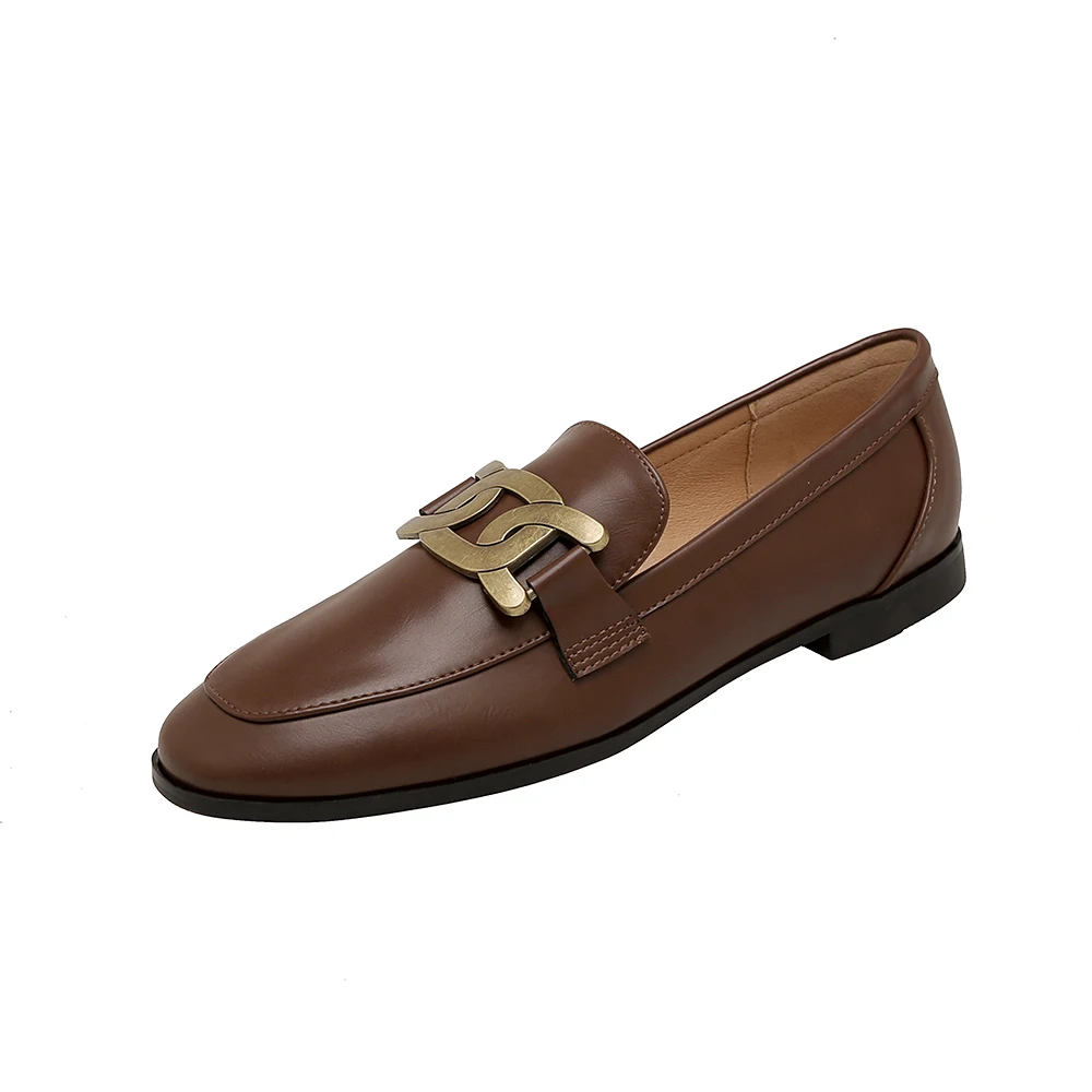 SUMAITONG Women Flat Shoes Spring Fashion Brand Chain Women Slip On Loafers Shoes Flat Heel Casual British Style Oxford Shoes
SUMAITONG Women Flat Shoes Spring Fashion Brand Chain Women Slip On Loafers Shoes Flat Heel Casual British Style Oxford Shoes