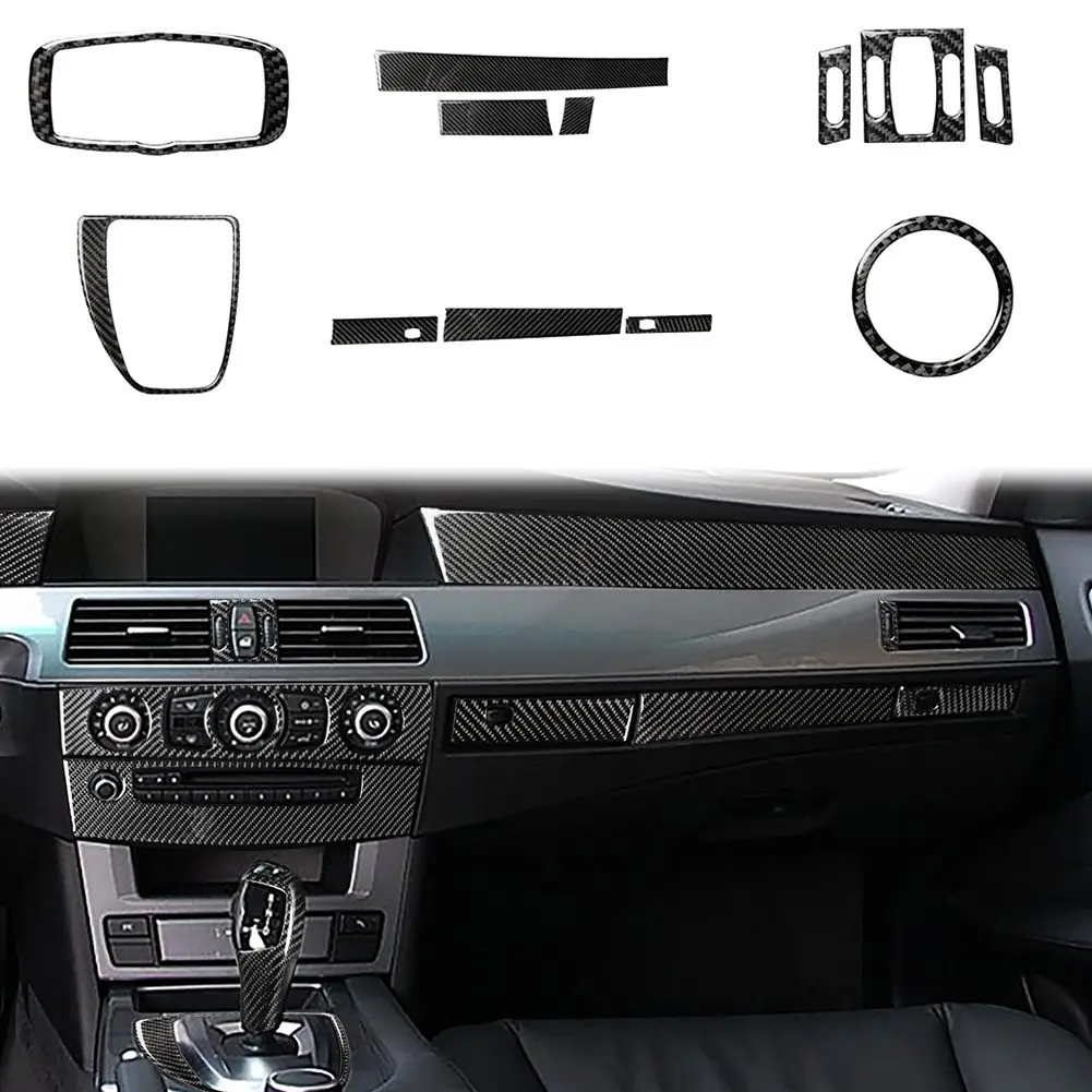 Для BMW 5 серии E60 2004-2010 комплект интерьера автомобиля, интерьерная Декоративная Обшивка из углеродного волокна, 12 шт.
Для BMW 5 серии E60 2004-2010 комплект интерьера автомобиля, интерьерная Декоративная Обшивка из углеродного волокна, 12 шт.