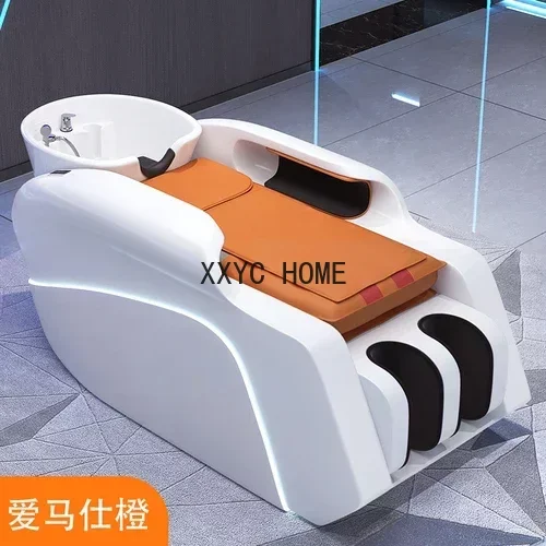 Fully Automatic Massage Shampoo Bed Electric Smart Ceramic Basin Barber Shop Flushing Bed LED Light 
Fully Automatic Massage Shampoo Bed Electric Smart Ceramic Basin Barber Shop Flushing Bed LED Light