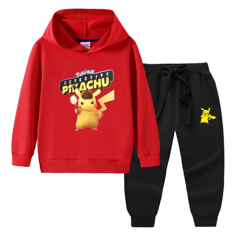 MINISO Pikachu New Children's Clothing Children's Hooded Sweatshirt Trousers Two-piece Set Baby Cotton Long-sleeved Suit
MINISO Pikachu New Children's Clothing Children's Hooded Sweatshirt Trousers Two-piece Set Baby Cotton Long-sleeved Suit