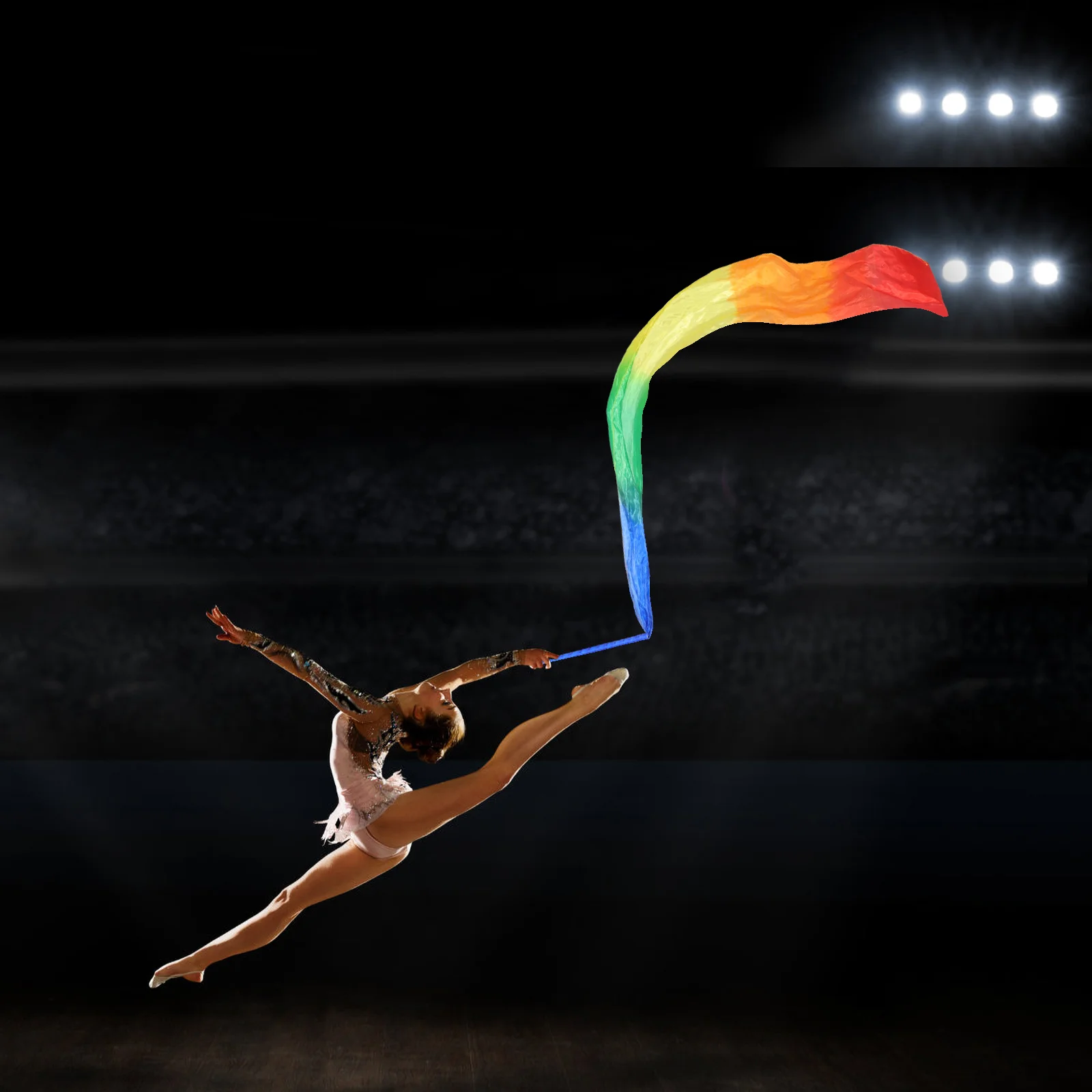 Gymnastics Ribbon Fitness Gymnastics Ribbon Gymnastics Performing Dance Ribbon Glitter Sport Performance Strip Stage Show Prop
Gymnastics Ribbon Fitness Gymnastics Ribbon Gymnastics Performing Dance Ribbon Glitter Sport Performance Strip Stage Show Prop