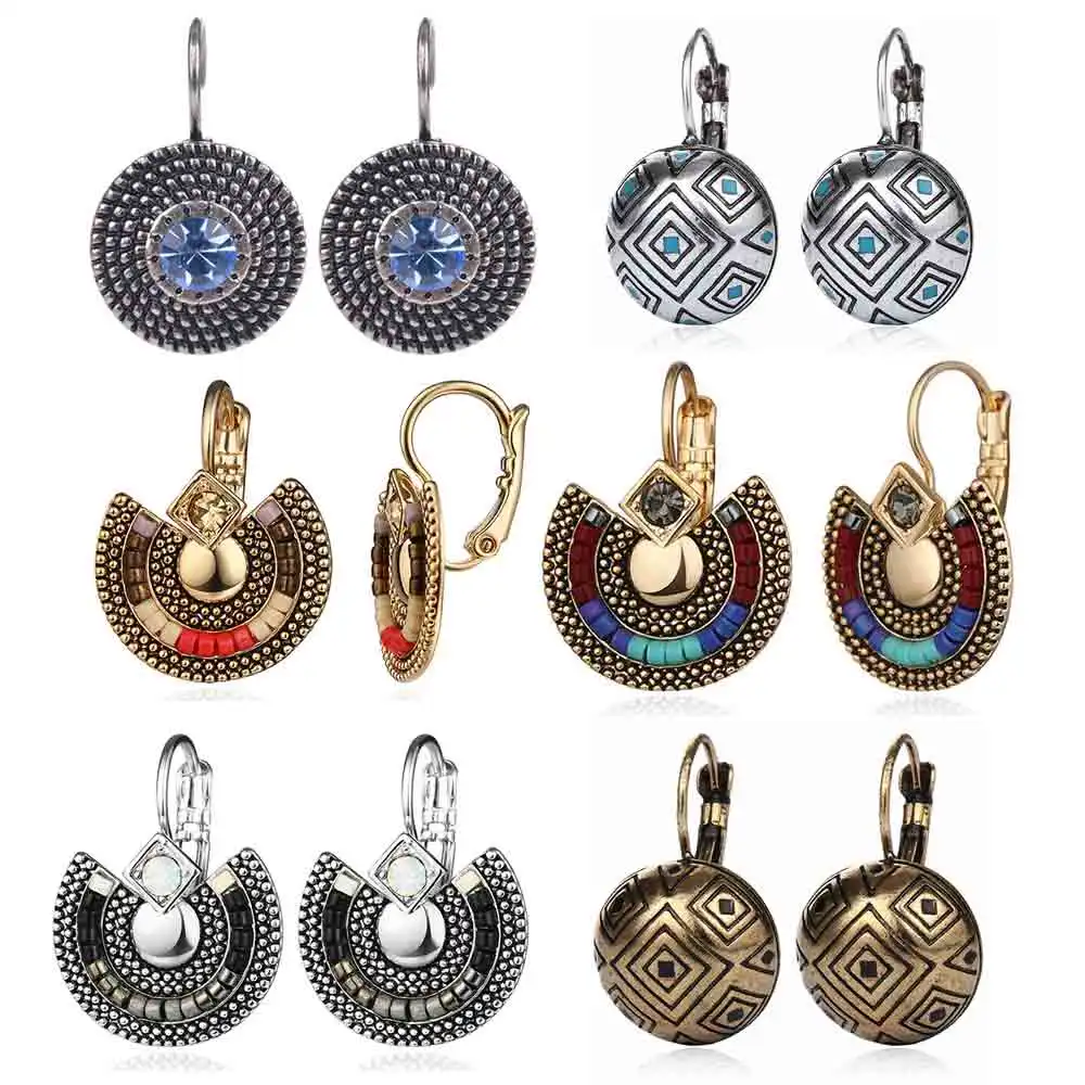 Fashion Ethnic Antique Trendy Vintage Carved Pink Rhinestone Brincos Clip On The Earrings For Women Statement Jewelry Mom Gift
Fashion Ethnic Antique Trendy Vintage Carved Pink Rhinestone Brincos Clip On The Earrings For Women Statement Jewelry Mom Gift