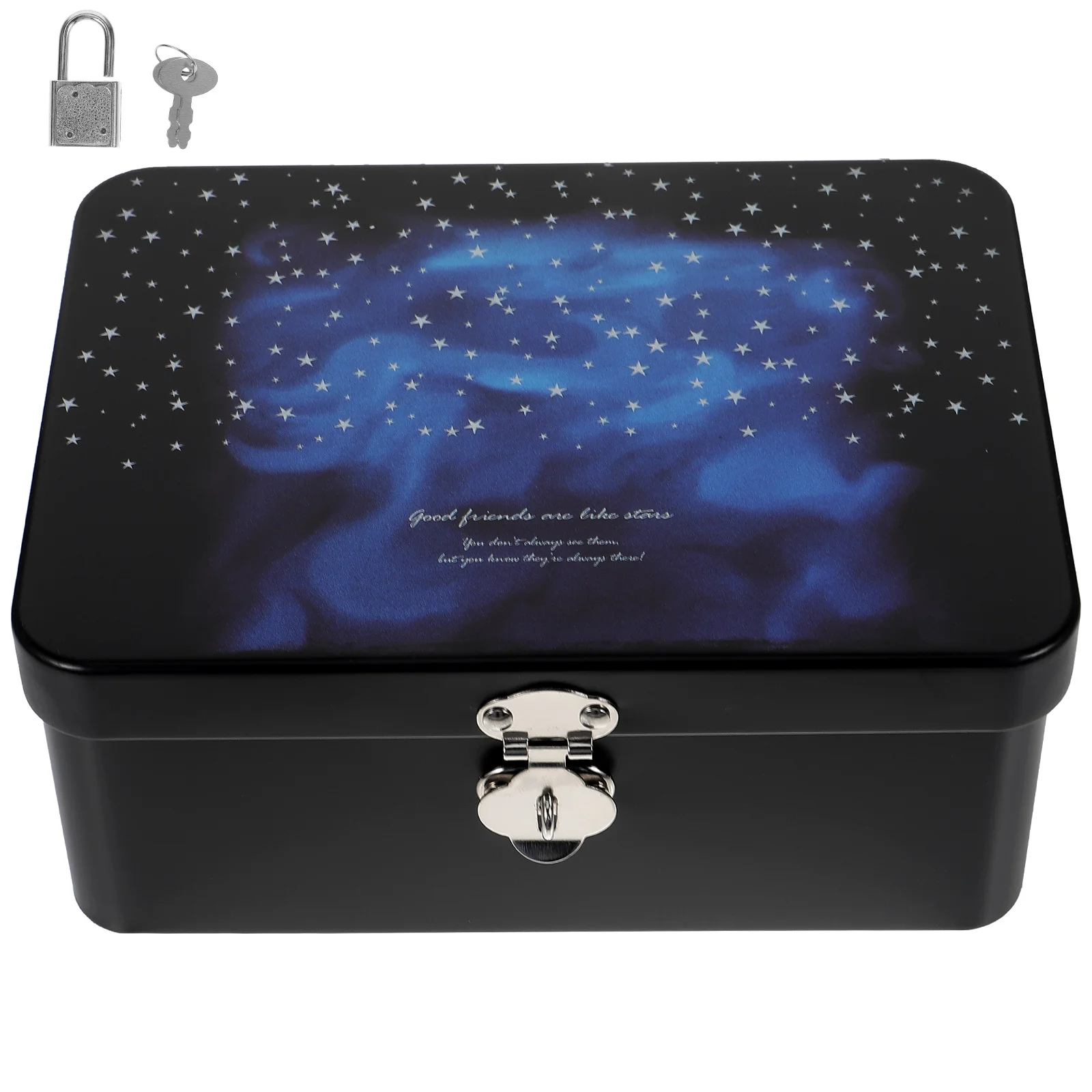 Retro Tinplate Box with Lock Storage Piggy Bank Jewelry Souvenir Desktop Boxes Organizer Container Case Office
Retro Tinplate Box with Lock Storage Piggy Bank Jewelry Souvenir Desktop Boxes Organizer Container Case Office