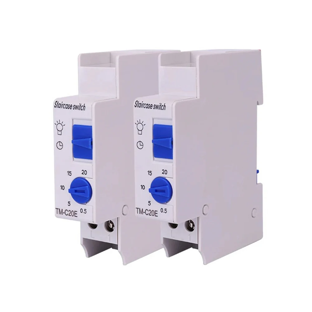 TM-C20E 220V 20 Minutes Mechanical Timer 18mm Din Rail Staircase Timer Switch 220V Plastic Timer Switch 16A 2W 50Hz
TM-C20E 220V 20 Minutes Mechanical Timer 18mm Din Rail Staircase Timer Switch 220V Plastic Timer Switch 16A 2W 50Hz