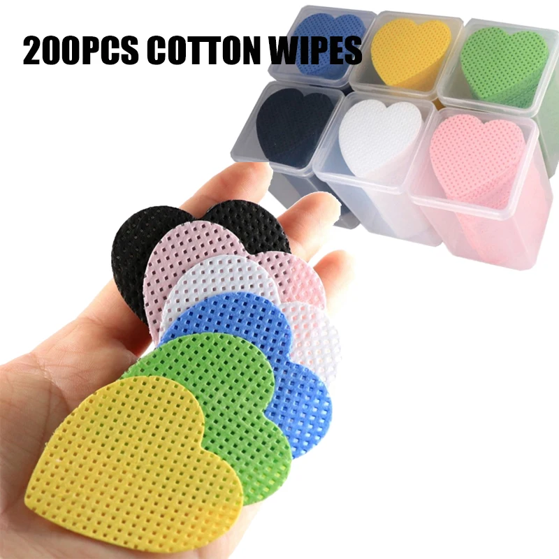 200Pcs Lint-Free Nail Polish Remover Cotton Wipes nail cleaner Heart UV Gel Tips nail gel remover Cleaner Paper Cleaning Tools
200Pcs Lint-Free Nail Polish Remover Cotton Wipes nail cleaner Heart UV Gel Tips nail gel remover Cleaner Paper Cleaning Tools