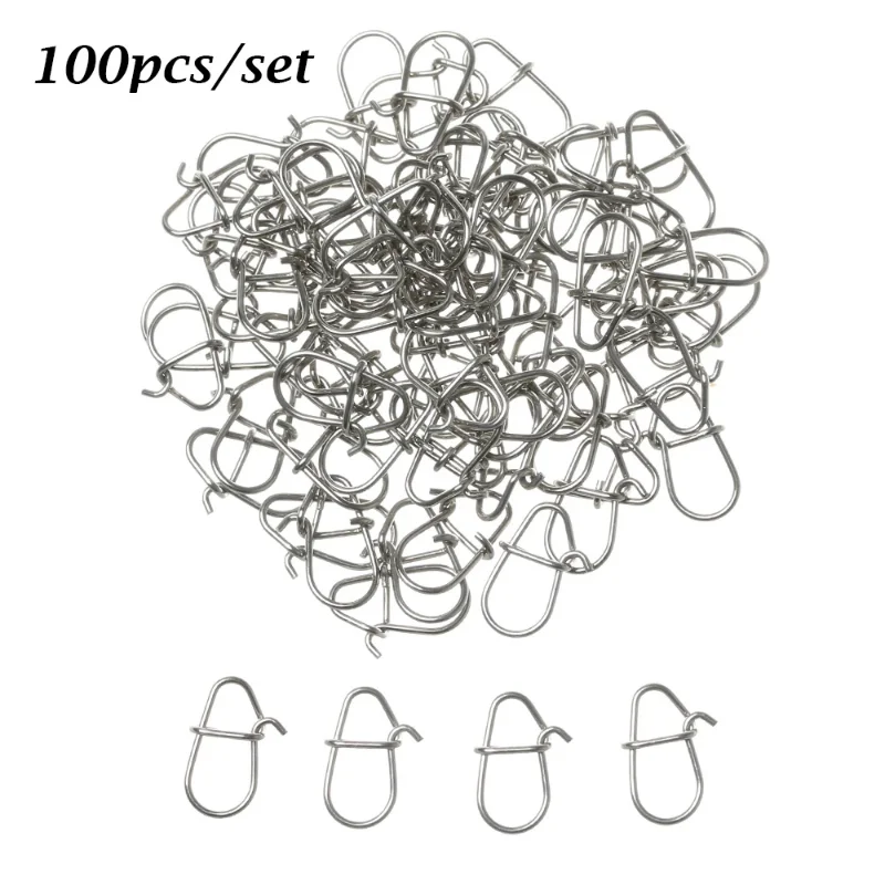 100Pcs/Lot Carp Fishing Lure Connector Barrel Swivel Tackle Stainless Steel Snap Fishing Snap Fishing Connector Tackle Accessory
100Pcs/Lot Carp Fishing Lure Connector Barrel Swivel Tackle Stainless Steel Snap Fishing Snap Fishing Connector Tackle Accessory