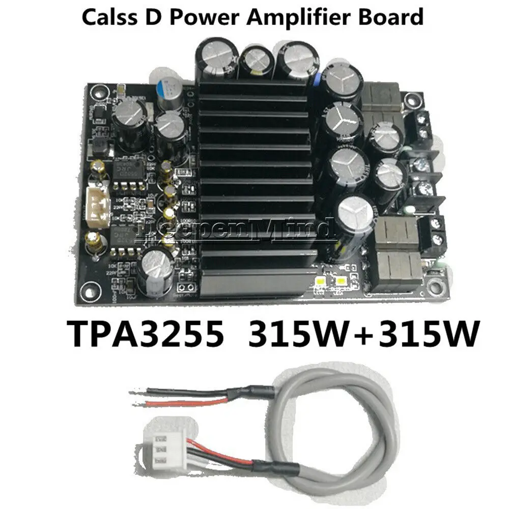 TPA3255 DC 48V HIFI стерео 600W Класс D 2,0 канальная Плата усилителя мощности аудио
TPA3255 DC 48V HIFI стерео 600W Класс D 2,0 канальная Плата усилителя мощности аудио