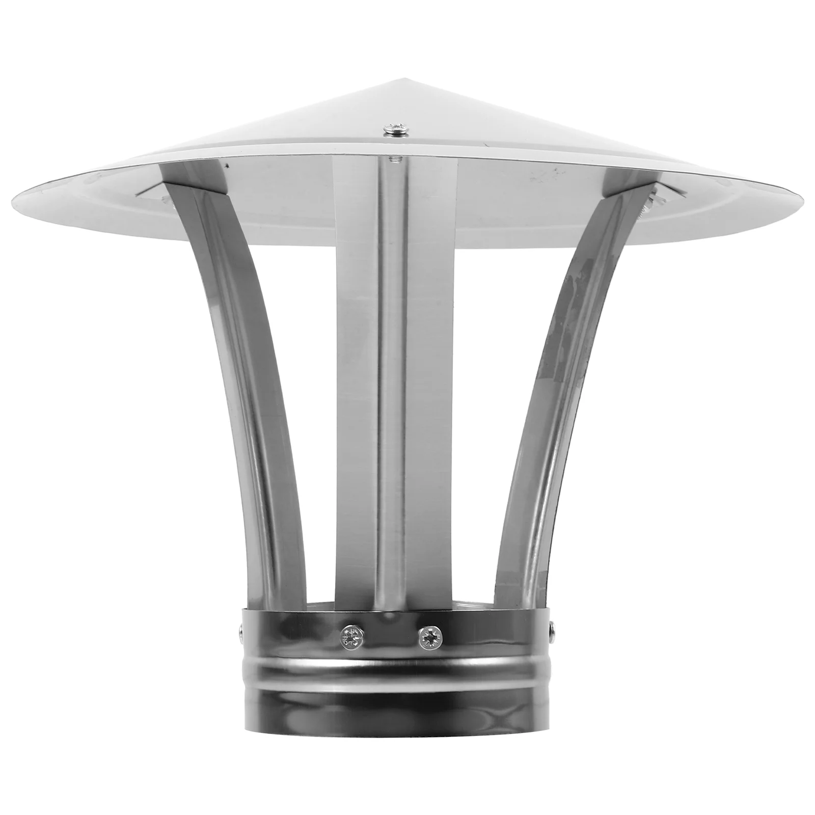 

Stainless Steel Chimney Cap Chimney Cowl Pipe Rain Cover Protector Cap Ending Roof Cowl