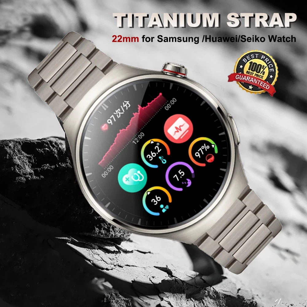 Luxury Titanium Strap for Huawei Ultimate 4 GT2 3 pro 46mm Strap for Samsung Gear S3 5 42 45mm Sport Bracelet for Amazfit Gtr 47
Luxury Titanium Strap for Huawei Ultimate 4 GT2 3 pro 46mm Strap for Samsung Gear S3 5 42 45mm Sport Bracelet for Amazfit Gtr 47