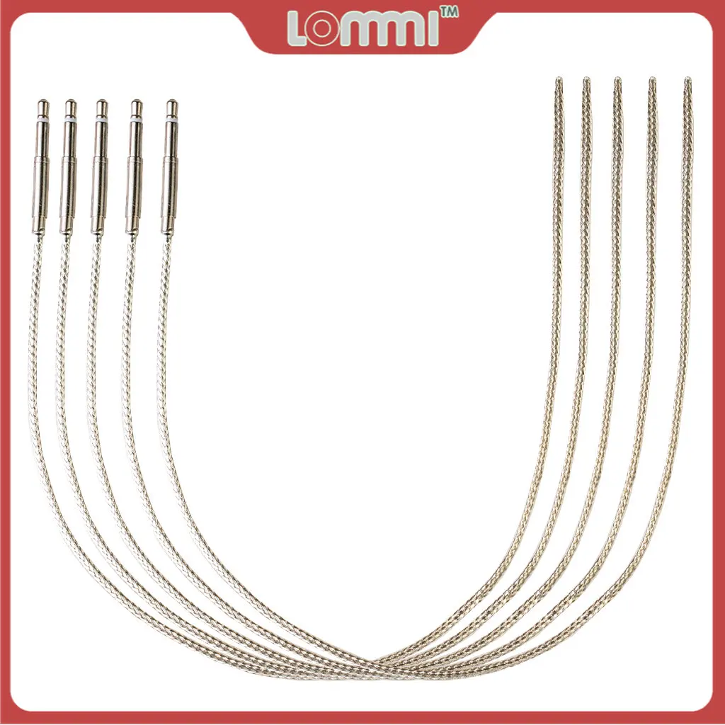 LOMMI 5pcs/1set Ukulele Picup Piezo Braided Silver Wire Under Bridge Saddle Pickup Soft Piezo Cable For UK EQ
LOMMI 5pcs/1set Ukulele Picup Piezo Braided Silver Wire Under Bridge Saddle Pickup Soft Piezo Cable For UK EQ