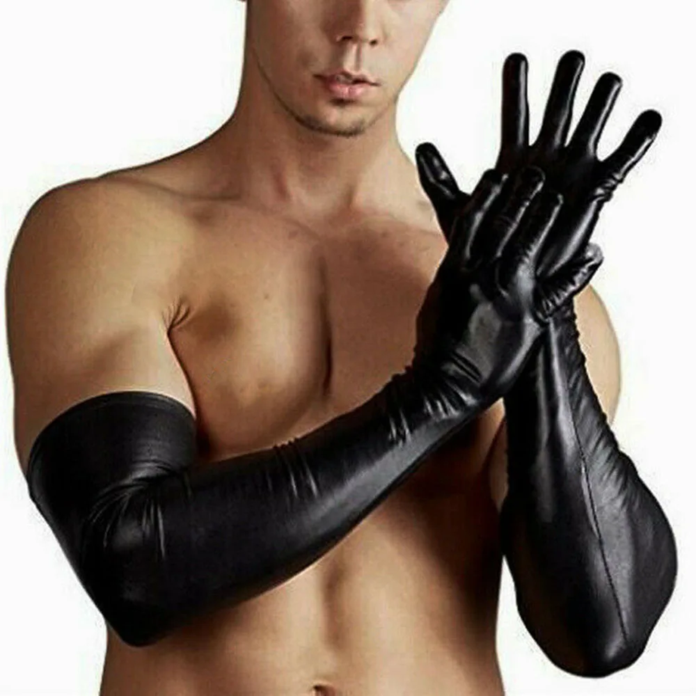 Men Sexy Long Gloves Faux Leather Wet Look Latex Party Opera Club Costumes Hip-Pop Cosplay Costumes Nightclub Style
Men Sexy Long Gloves Faux Leather Wet Look Latex Party Opera Club Costumes Hip-Pop Cosplay Costumes Nightclub Style