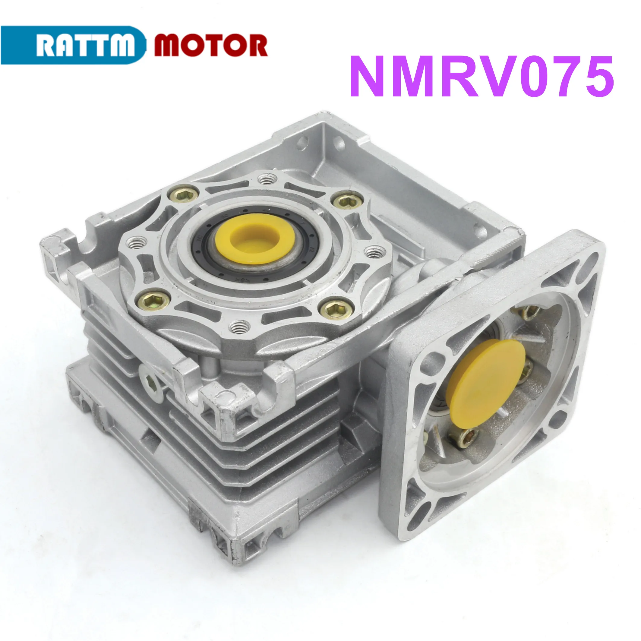 

High Torque NMRV075 Reducer Worm Gear Gearbox Reducer Ratio For Flange 110 / 130 Nema 42/52 Servo / Stepper Motor