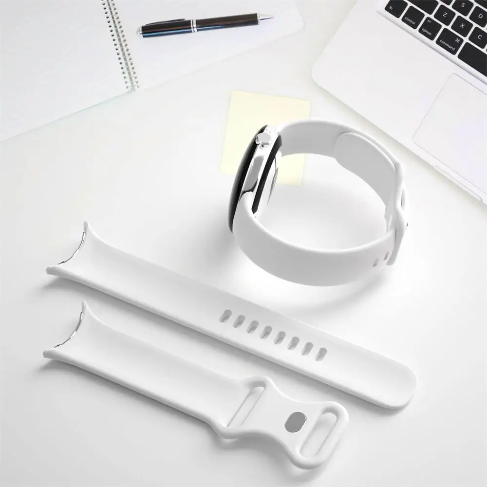 No Gap Silicone For Google Pixel Watch Band Accessories Sport Smartwatch wrist Bracelet Correa Belt for Pixel Watch Active strap
No Gap Silicone For Google Pixel Watch Band Accessories Sport Smartwatch wrist Bracelet Correa Belt for Pixel Watch Active strap