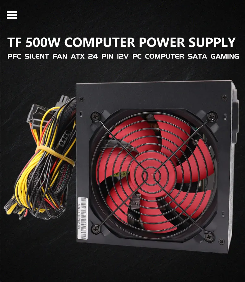 ATX PSU PC Sources 400W 450W 500W 550W 600W 650W 700W 750W 800W PC Power Supply 220v For PC Computer Desktop 7 ATX PSU PC Sources 400W 450W 500W 550W 600W 650W 700W 750W 800W PC Power Supply 220v For PC Computer Desktop 1