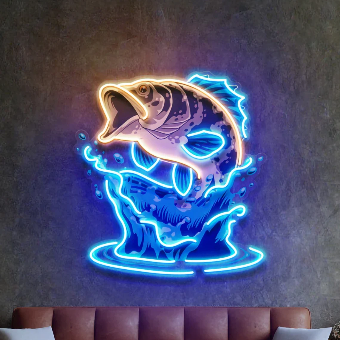 Fish Relax with Water Neon Sign UV Print Fish Neon Pop Art Bar Beer Decor Home Decor Birthday Gift
Fish Relax with Water Neon Sign UV Print Fish Neon Pop Art Bar Beer Decor Home Decor Birthday Gift