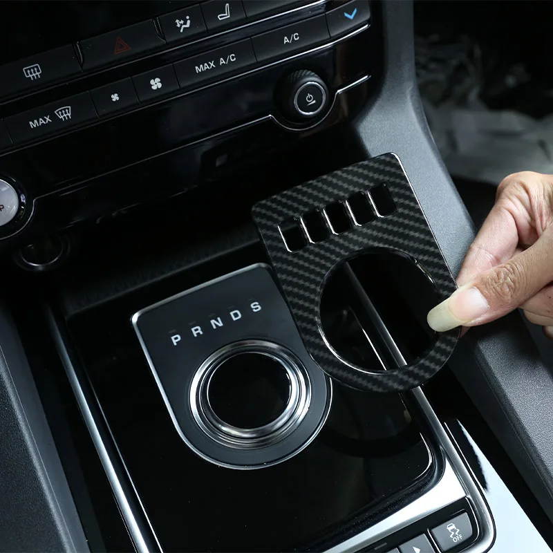 Carbon fiber Style ABS Gear Shift Box Control Panel Trim Cover Frame For Jaguar XF XE XJL XJ F-PACE f pace X761
Carbon fiber Style ABS Gear Shift Box Control Panel Trim Cover Frame For Jaguar XF XE XJL XJ F-PACE f pace X761