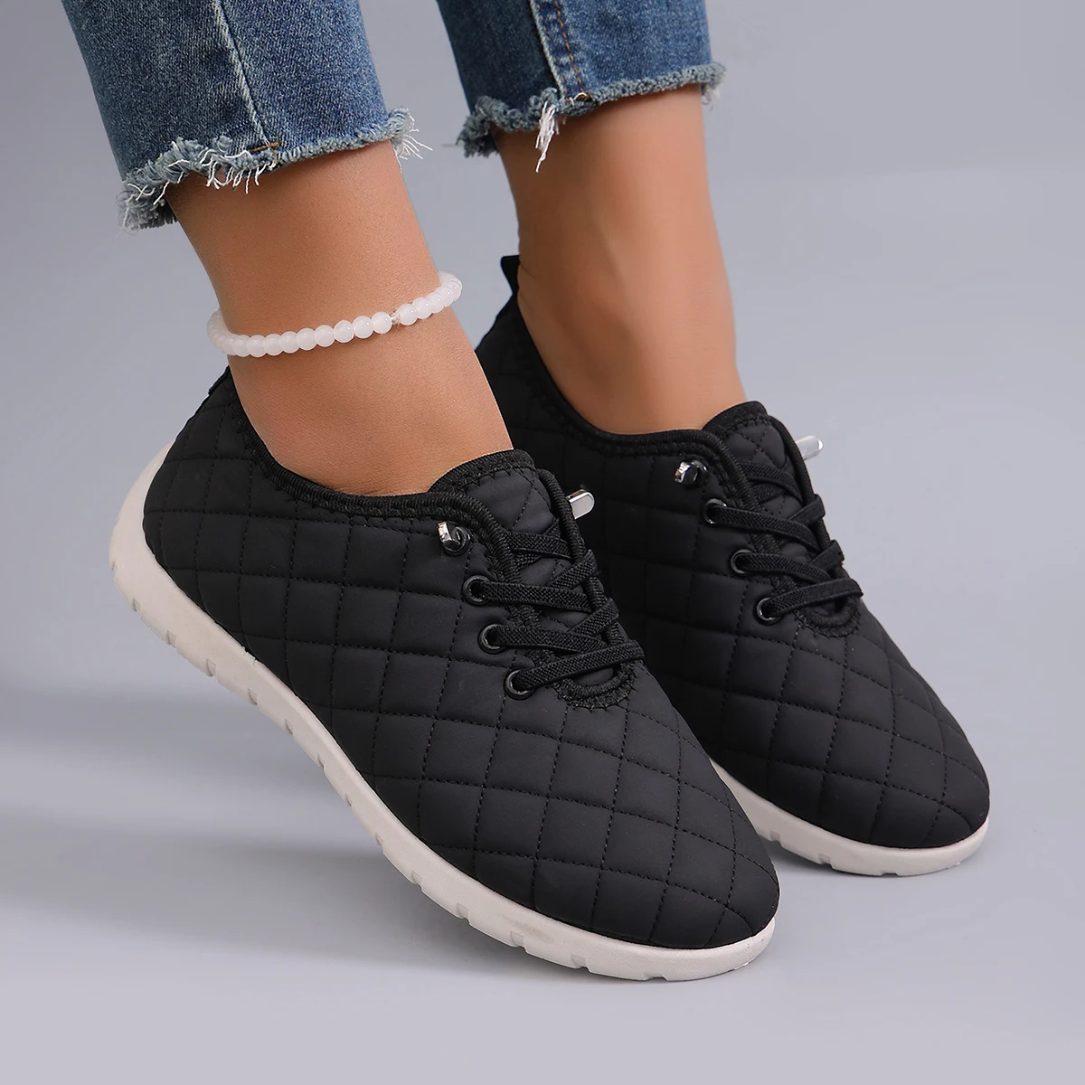 أحذية رياضية نسائية جديدة للربيع، عصرية، قابلة للتنفس، خفيفة الوزن، مضادة للانزلاق، مقاومة للتآكل، أحذية رياضية كاجوال، أحذية مسطحة أحذية رياضية نسائية جديدة للربيع، عصرية، قابلة للتنفس، خفيفة الوزن، مضادة للانزلاق، مقاومة للتآكل، أحذية رياضية كاجوال، أحذية مسطحة