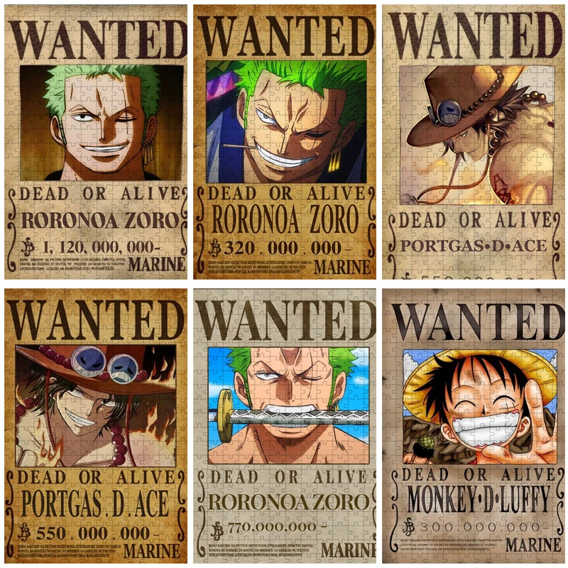 One Piece Jigsaw Puzzle 300/500/1000 Pcs Puzzles Luffy Solon Zoro Anime Picture Adult Decompression Children's Educational Toys
One Piece Jigsaw Puzzle 300/500/1000 Pcs Puzzles Luffy Solon Zoro Anime Picture Adult Decompression Children's Educational Toys