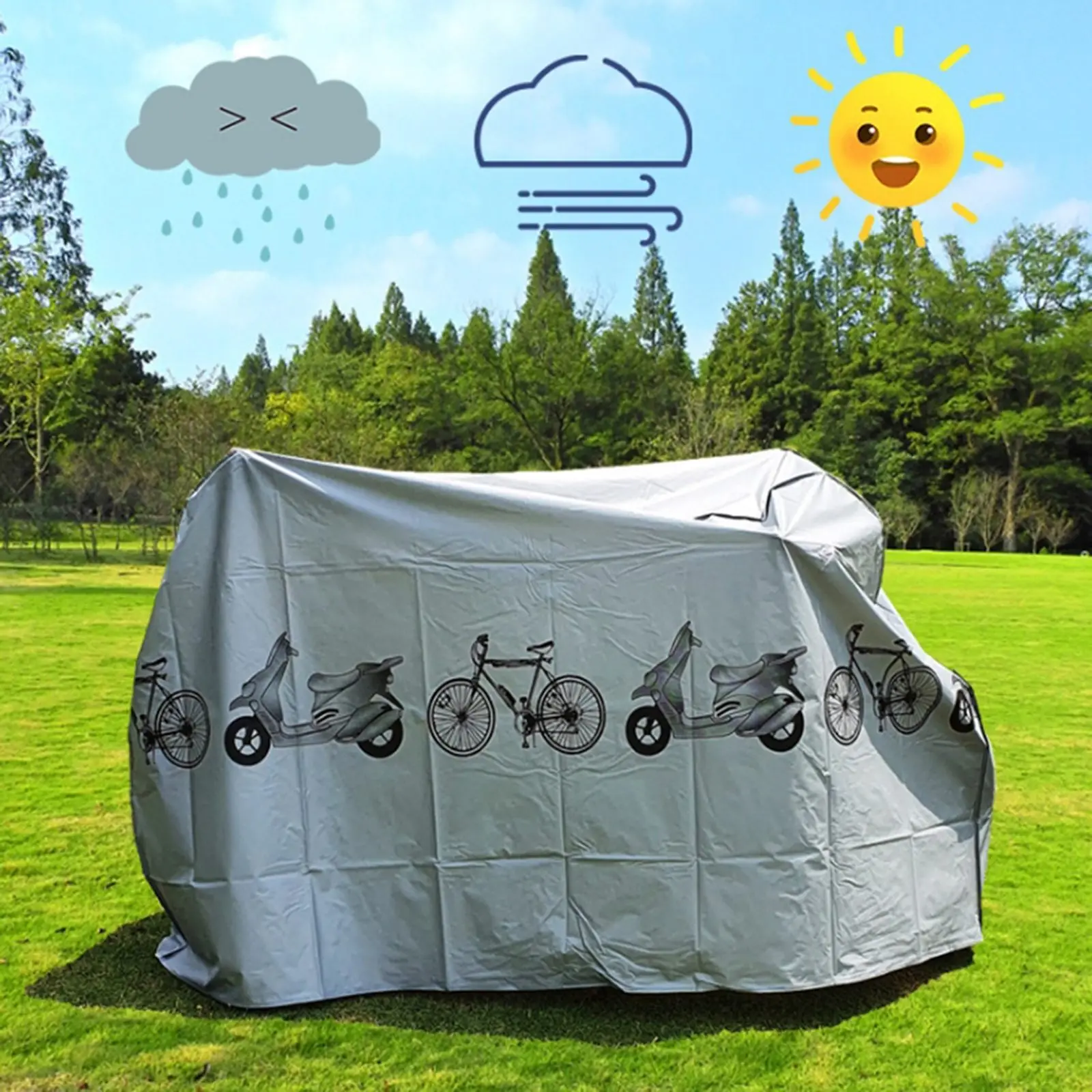 Rain Cover Waterproof Bike Bicycle Cover Outdoor UV Guardian MTB Bike Case 210x110mm Anti-UV Bicycle Cover Protective Cover
Rain Cover Waterproof Bike Bicycle Cover Outdoor UV Guardian MTB Bike Case 210x110mm Anti-UV Bicycle Cover Protective Cover