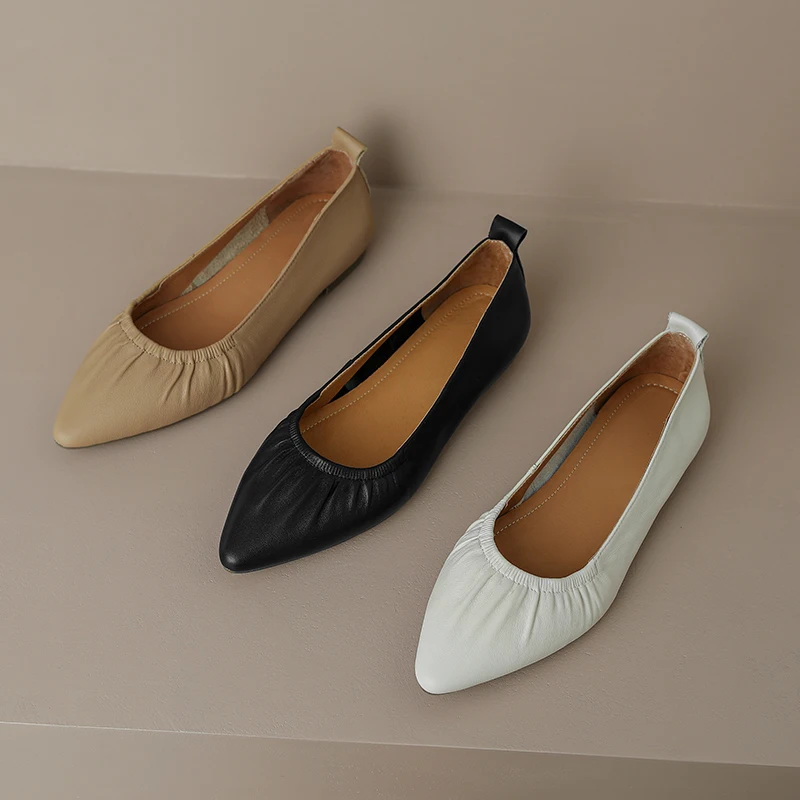 Ranbetty Loafers for Women Flats Shoes Chunky Heel Shoes Genuine Leather Point Toe Super Soft Ladies Casual Slip On Shoes
Ranbetty Loafers for Women Flats Shoes Chunky Heel Shoes Genuine Leather Point Toe Super Soft Ladies Casual Slip On Shoes