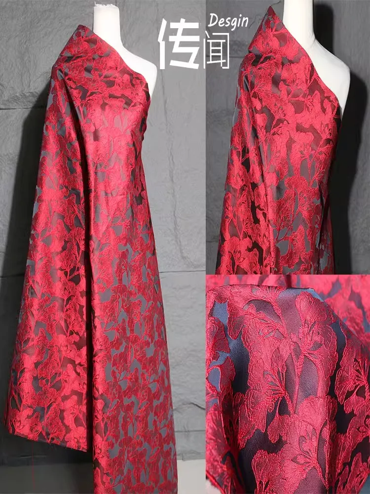 

Жаккардовая ткань в этническом стиле, одежда для винтажной куртки, дизайнерская ткань из полиэстера, материал для ткани «сделай сам», шитье на метр