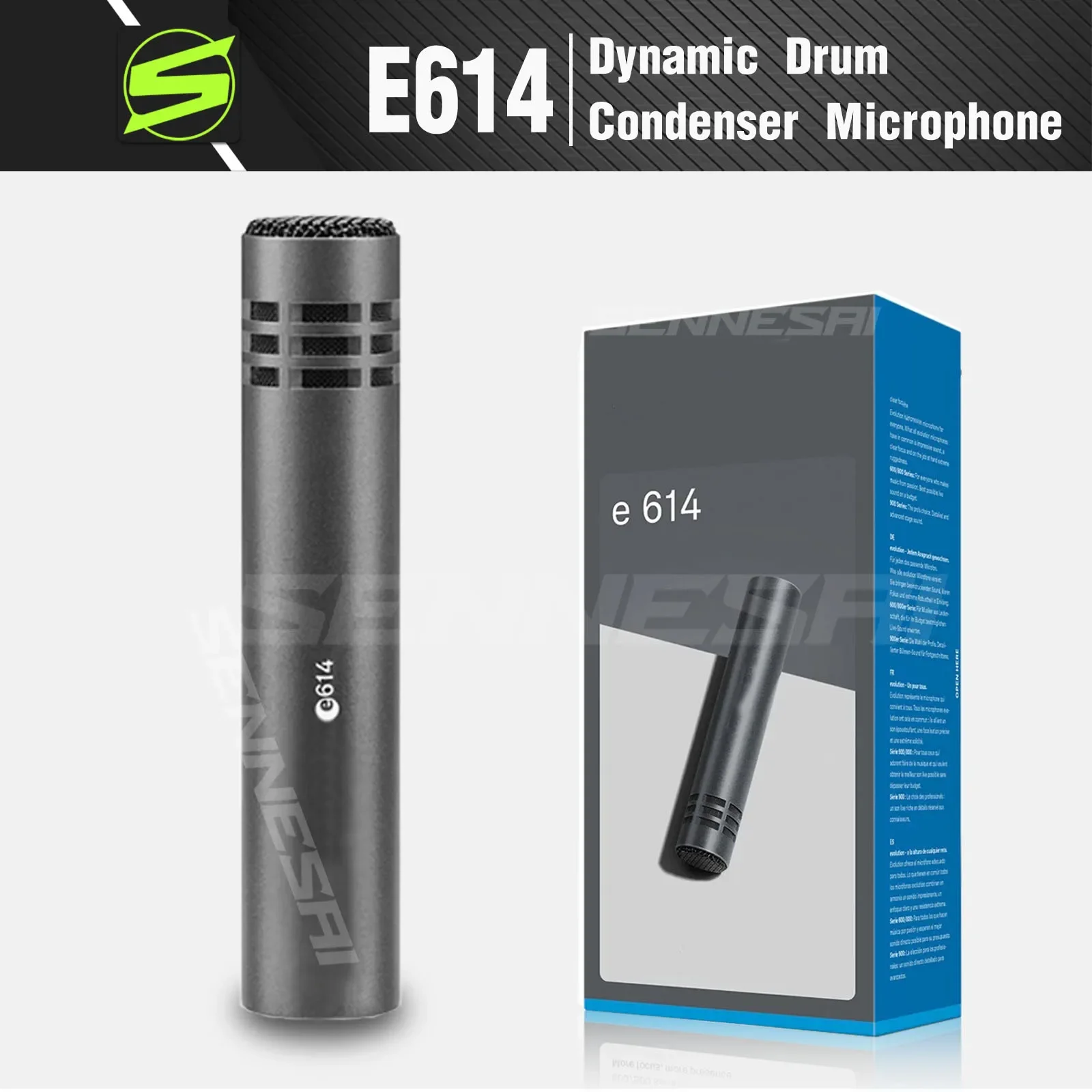 SENNESAI NEW! E614 Condenser Instrument Microphone,Cardioid Instrument Mic With Clamp Mount For Hot Selling High Quality
SENNESAI NEW! E614 Condenser Instrument Microphone,Cardioid Instrument Mic With Clamp Mount For Hot Selling High Quality