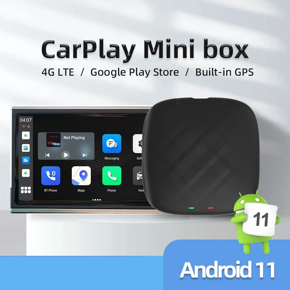 CarPlay Ai Box Andoroid 11.0 Wireless CarPlay/Android Auto For OEM car screen Audi Mazda Toyota WiFi LTE Netflix YouTube Spotify
CarPlay Ai Box Andoroid 11.0 Wireless CarPlay/Android Auto For OEM car screen Audi Mazda Toyota WiFi LTE Netflix YouTube Spotify