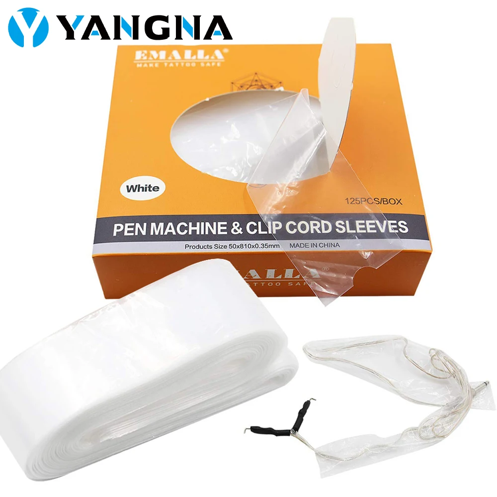 Yangna 125Pcs Disposable Clear White Tattoo Clip Cord Sleeves Covers Bags Supply for Tattoo Machine Cables Tattoo Accessories
Yangna 125Pcs Disposable Clear White Tattoo Clip Cord Sleeves Covers Bags Supply for Tattoo Machine Cables Tattoo Accessories