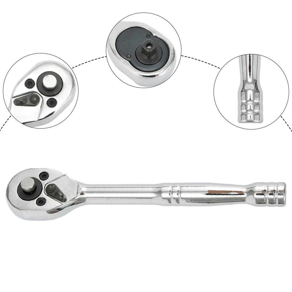 Quick Ratchet Wrench Tools 1/2inch 1/4inch 24 Teeth 3/8inch Chrome Vanadium Steel Durable High Torque Brand New
Quick Ratchet Wrench Tools 1/2inch 1/4inch 24 Teeth 3/8inch Chrome Vanadium Steel Durable High Torque Brand New